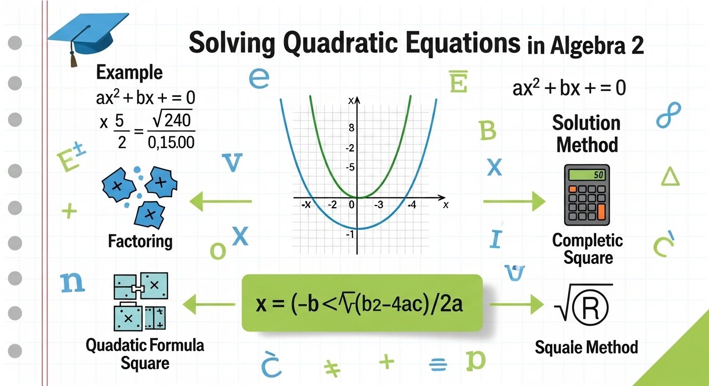 Solving Quadratic Equations in Algebra 2