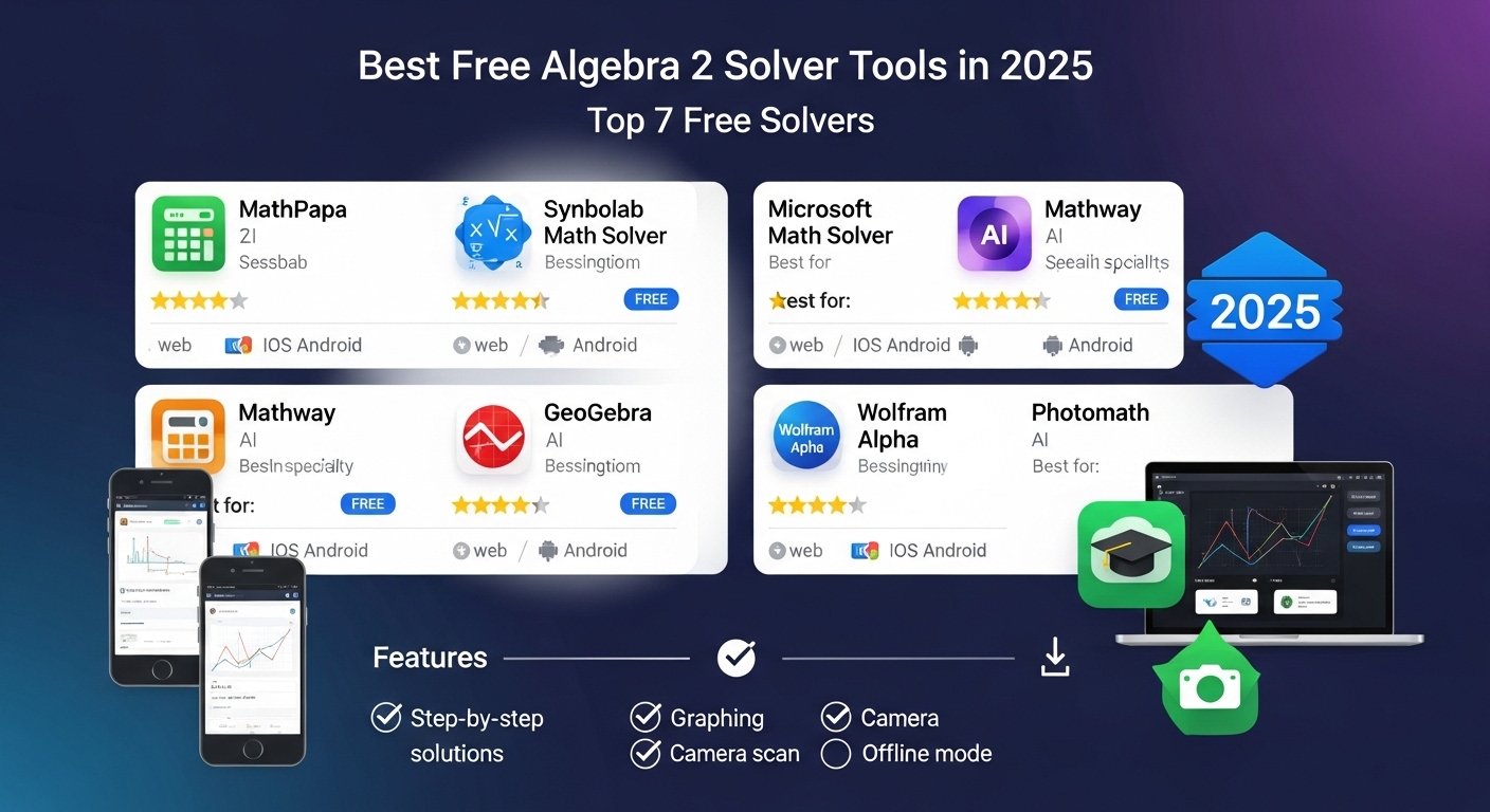 Best Free Algebra 2 Solver Tools in 2025