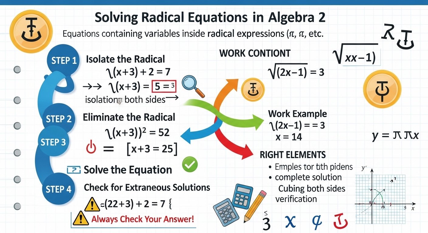 Solving Radical Equations in Algebra 2